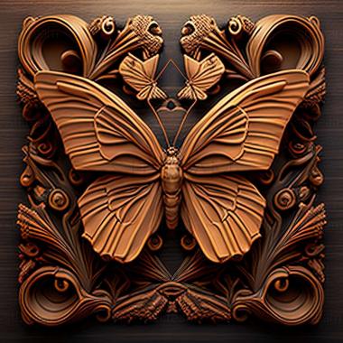 3D model Papilio woodfordi (STL)
